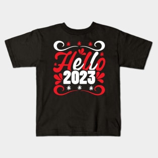 MERRY CHRISTMAS - HAPPY NEW YEAR 2023 Kids T-Shirt